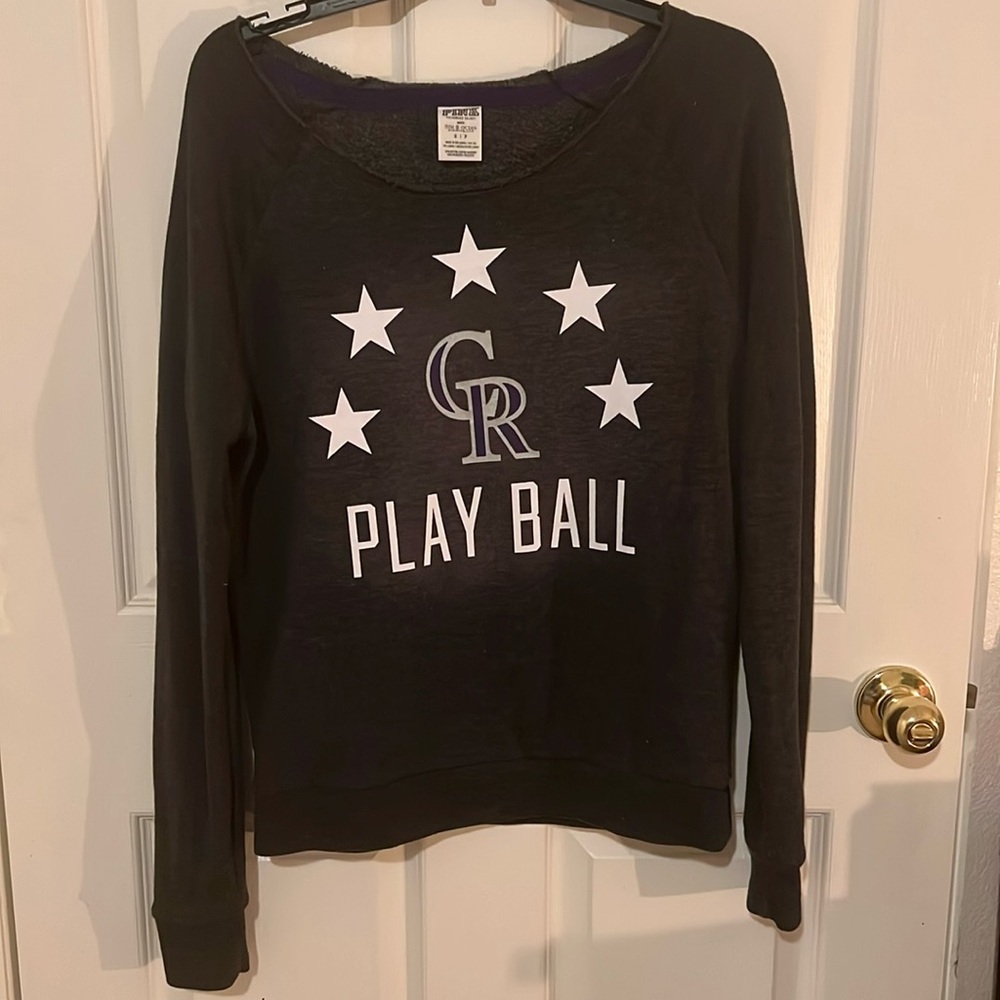 Victoria’s Secret pink Colorado Rockies sweatshirt-S